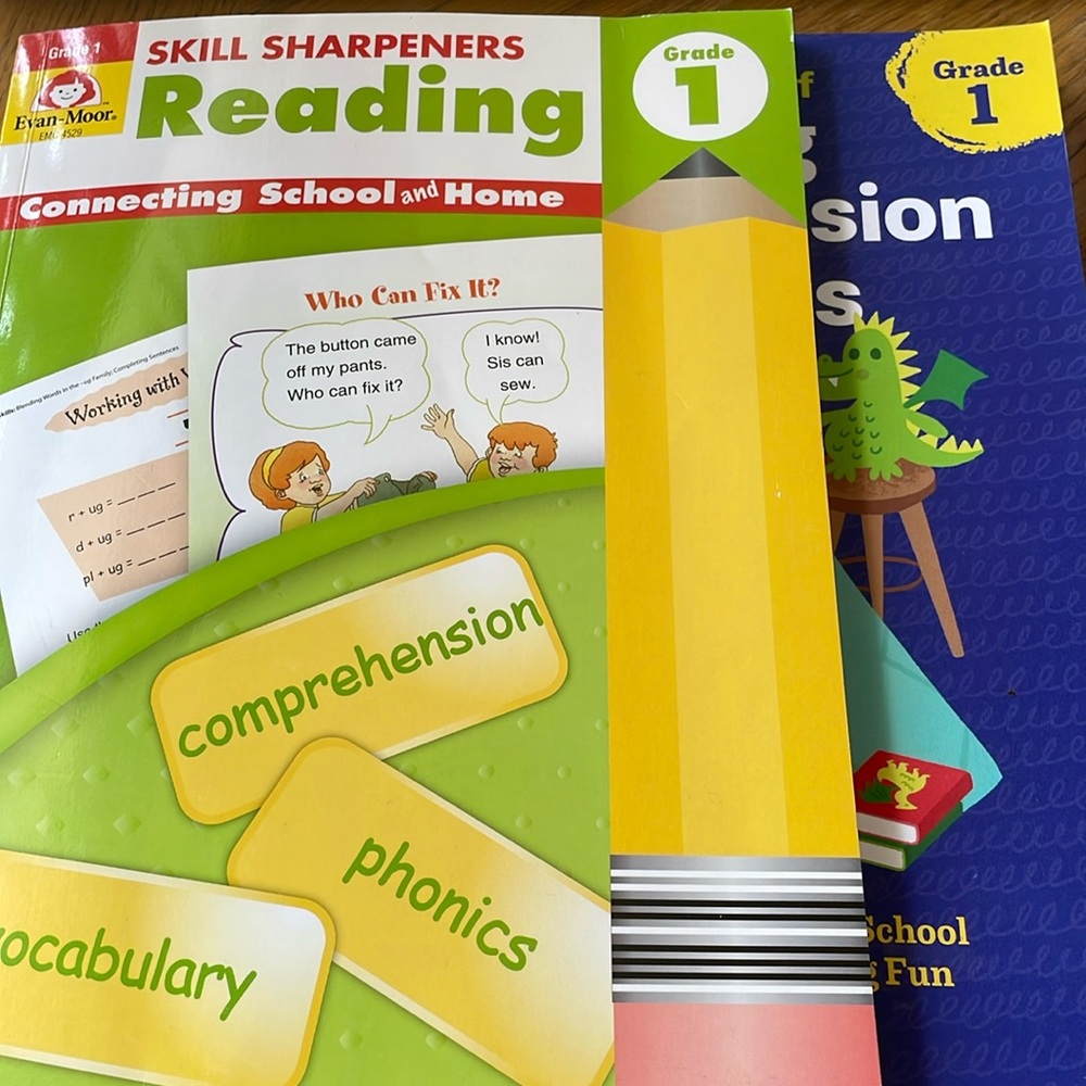 Skill Sharpeners Reading & The Big Book of Reading Comprehension Activities Gr.1